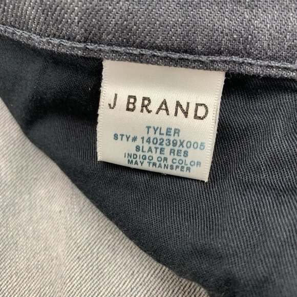 J Brand Women's Tyler Slim fit Jeans - Slate Gray Resin, Size 31 NWOT - Picture 5 of 8